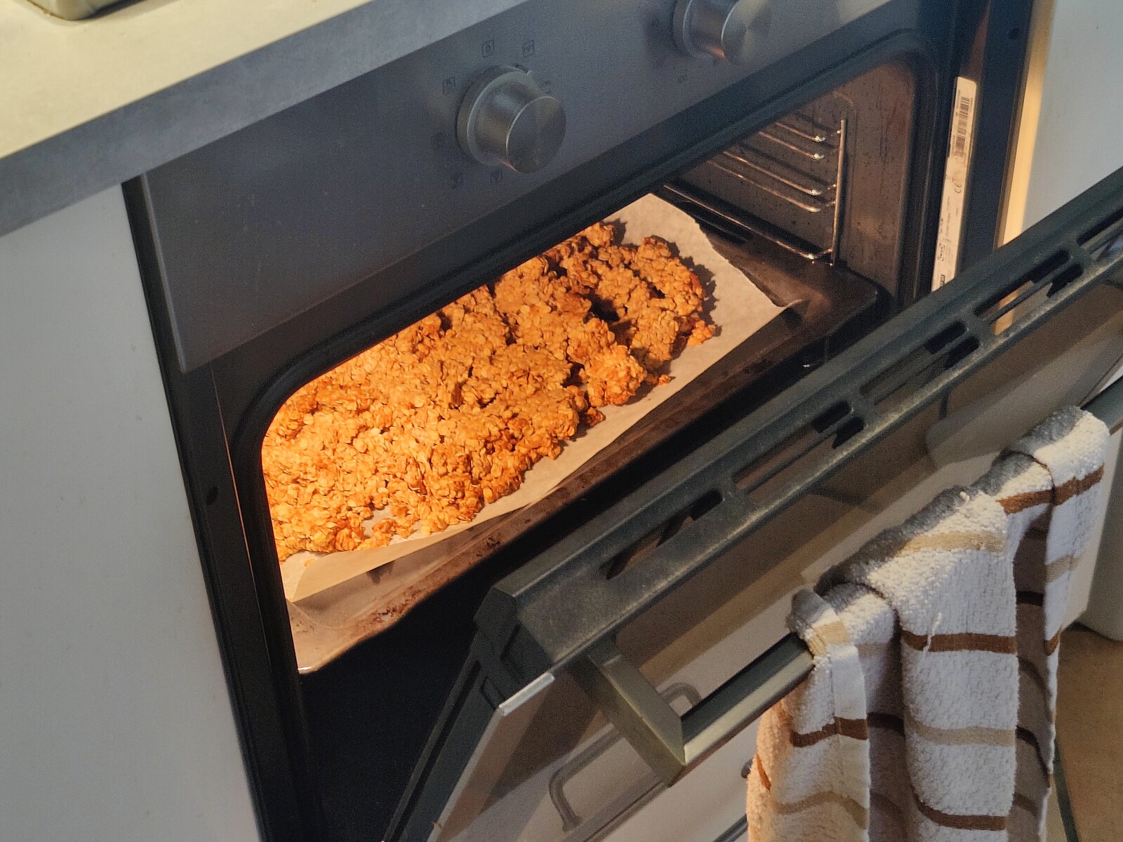 Drying in the low oven
